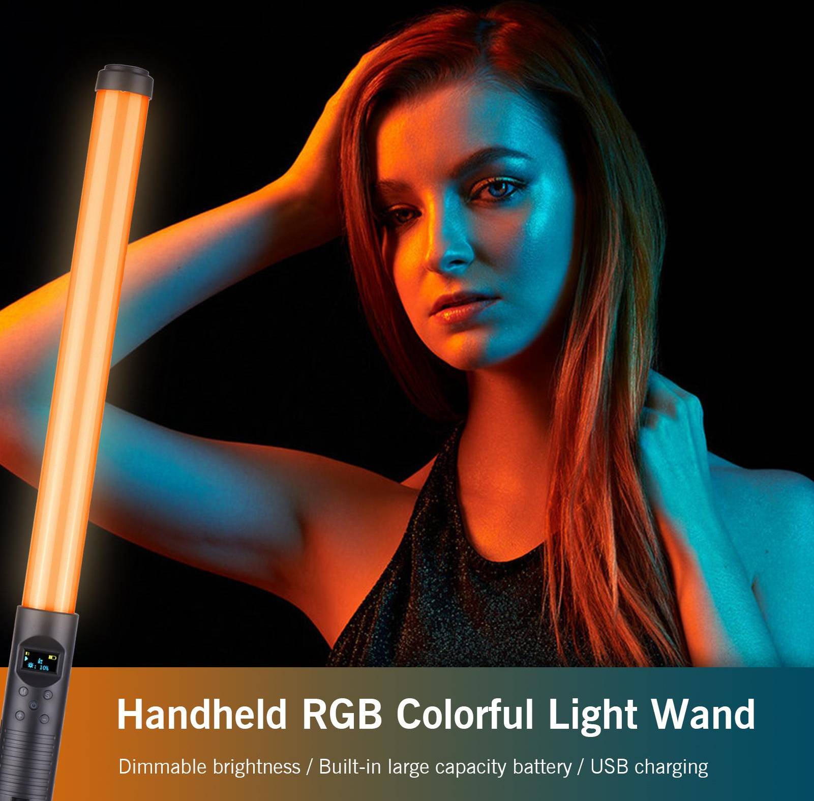 20W Handheld RGB Colorful LED Photography Light
