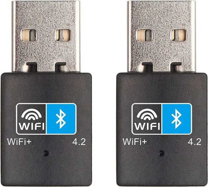 2X USB Wifi Compatible Adapter V4.2 Wireless