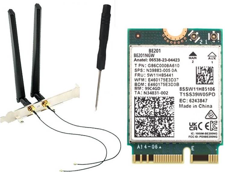 Typecat BE201 WiFi7 Wireless Wireless Card Module