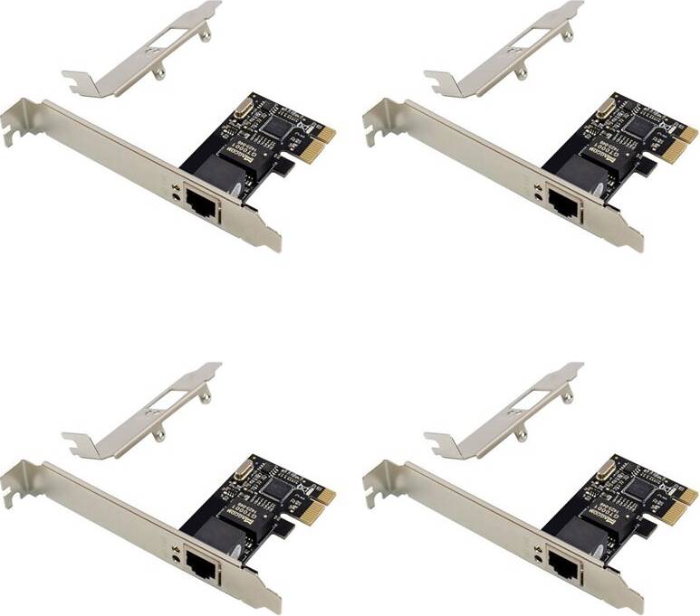4X PCIE X1 RJ45 Server Gigabit Network Card