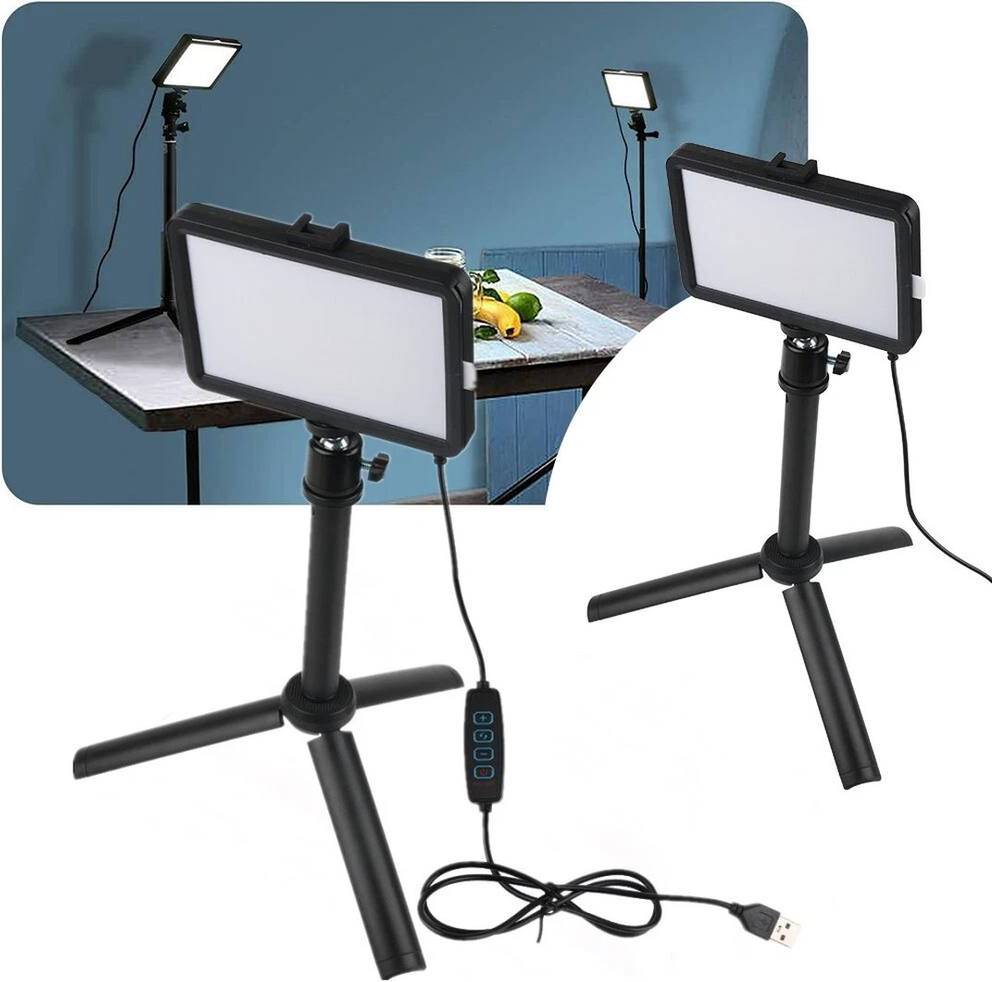 LED Portable Photography Lighting Kit 2x