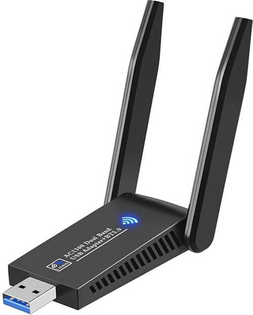 Usb wireless network adapter Typecat 1300Mbps Wireless Network Card USB WiFi Adapter