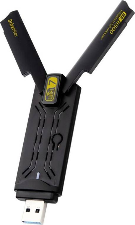 Wireless network adapter WiFi7 6500Mbps USB Wireless Network Card Adapter
