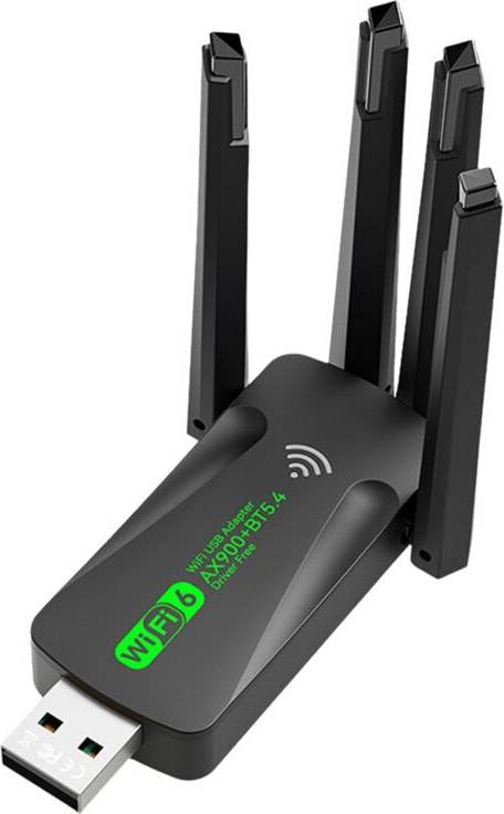 Typecat WiFi6 USB Adapter AX900 Wireless Card Receiver
