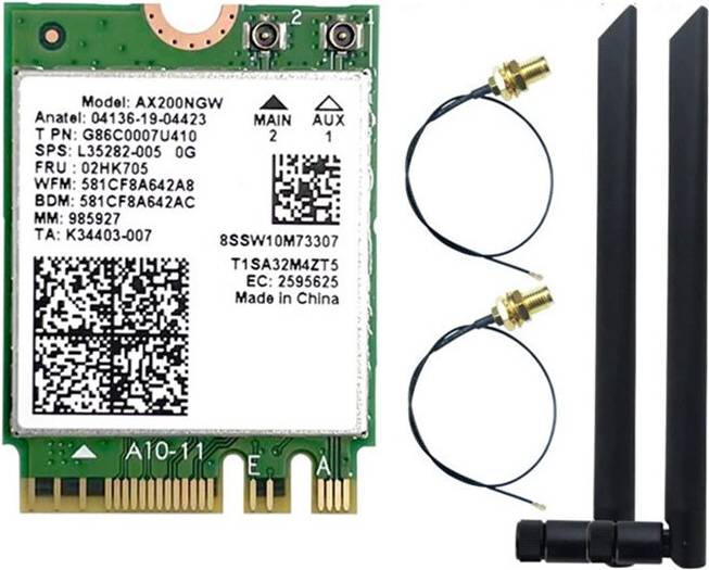 Network card wireless AX200NGW Wireless Network Card