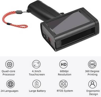 Portable Handheld Inkjet Printer