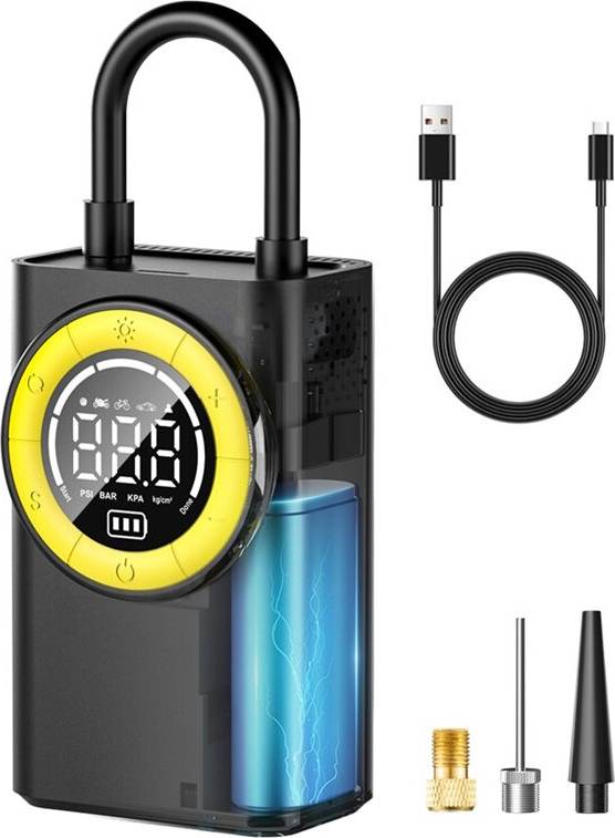 Portable Cordless Tire Inflator Digital Display