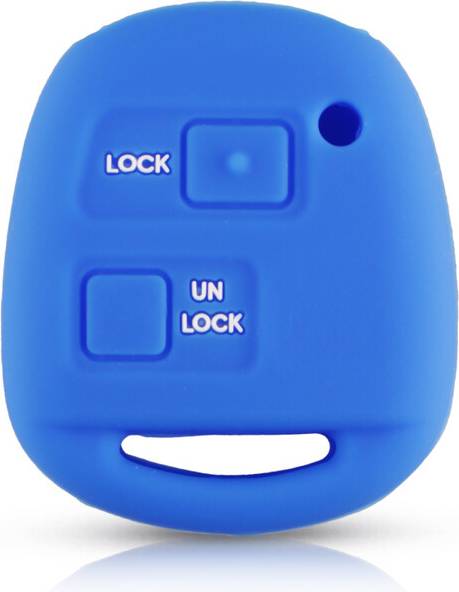2 Buttons Blue Case Cover Remote Control