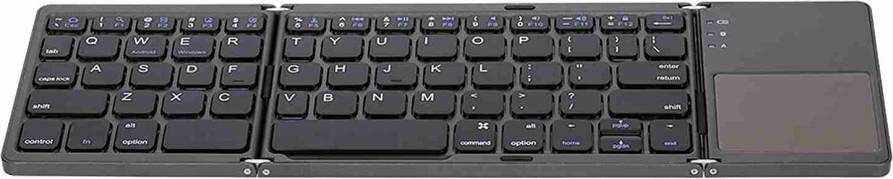 Foldable Bluetooth Keyboard with Touchpad