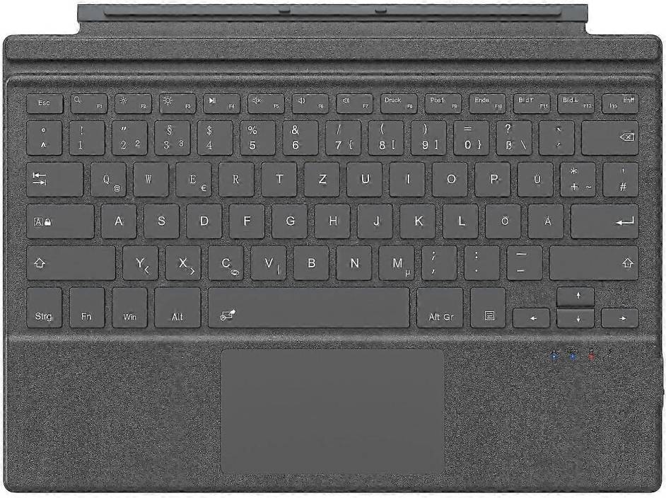 Wireless Rechargeable Ultra-thin Keyboard Layout Grey