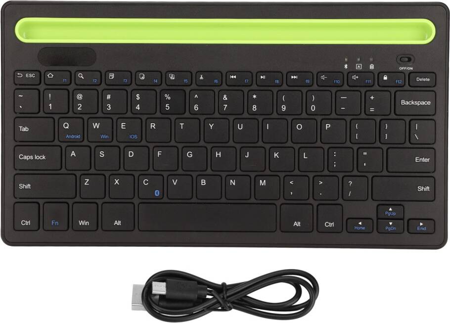 Compact Wireless Bluetooth Travel Keyboard