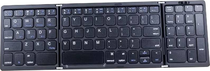 Foldable USB Rechargeable Wireless Keyboard