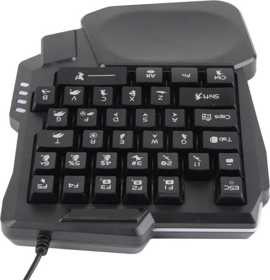 Single Handed Gaming Keyboard 35 Keys