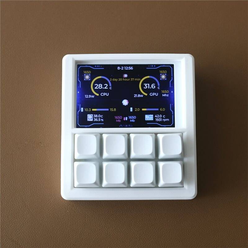 Tlily 3.5 Inch LCD Programmable Macro Keyboard