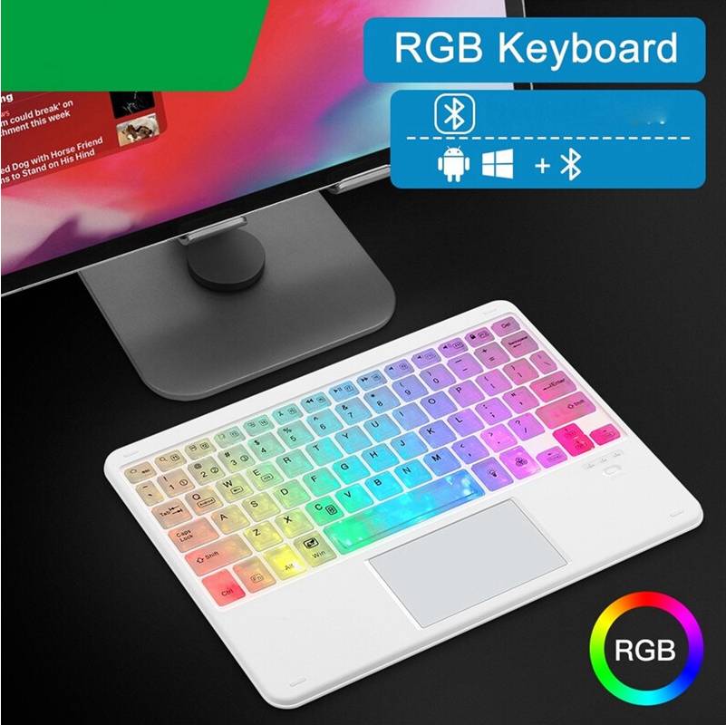 Spactz 10-Inch Backlit Bluetooth Keyboard
