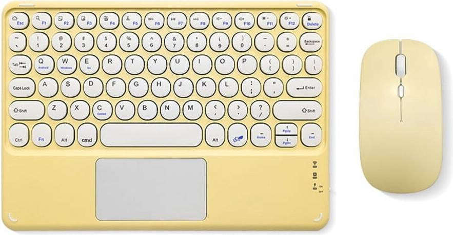 Portable Bluetooth Keyboard with Touchpad