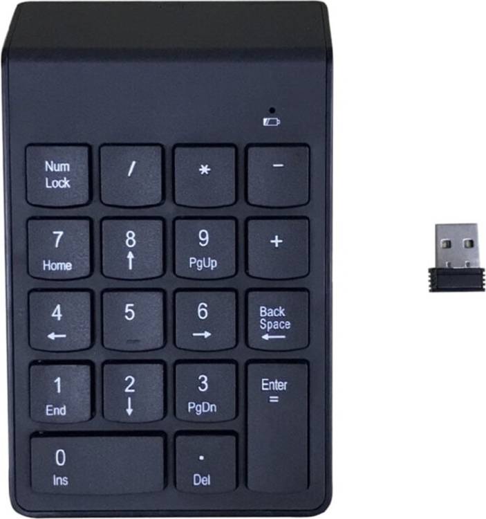 Wireless 10-Key Numeric Keypad
