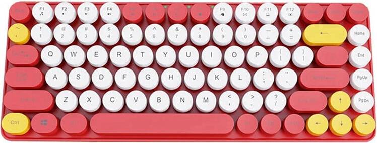 Retro keyboard 84-Key Wireless Retro Keycap Keyboard