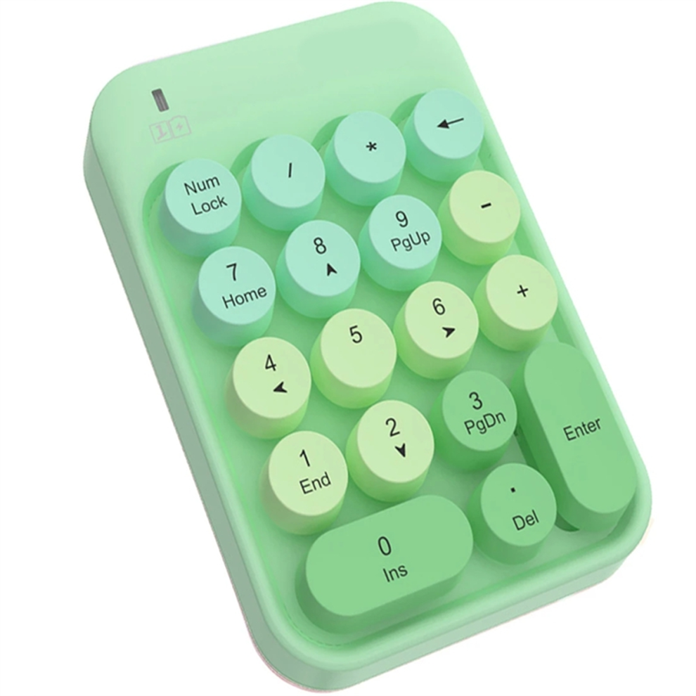 Portable USB Wireless Number Keyboard 18 Keys
