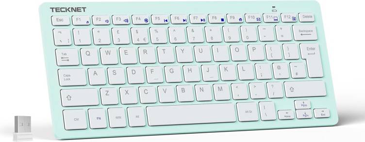Tecknet 2.4G Wireless Compact Mini Keyboard