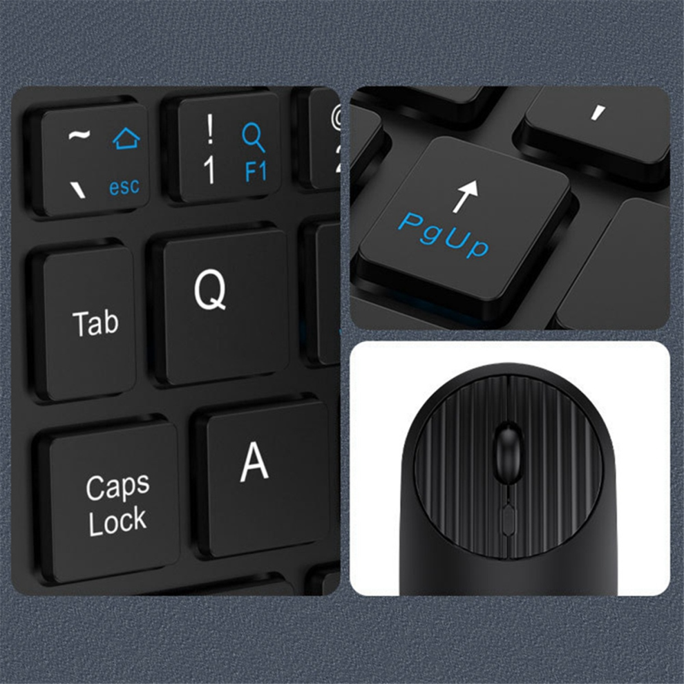 2.4G Wireless Bluetooth Keyboard Mouse Set Type-C