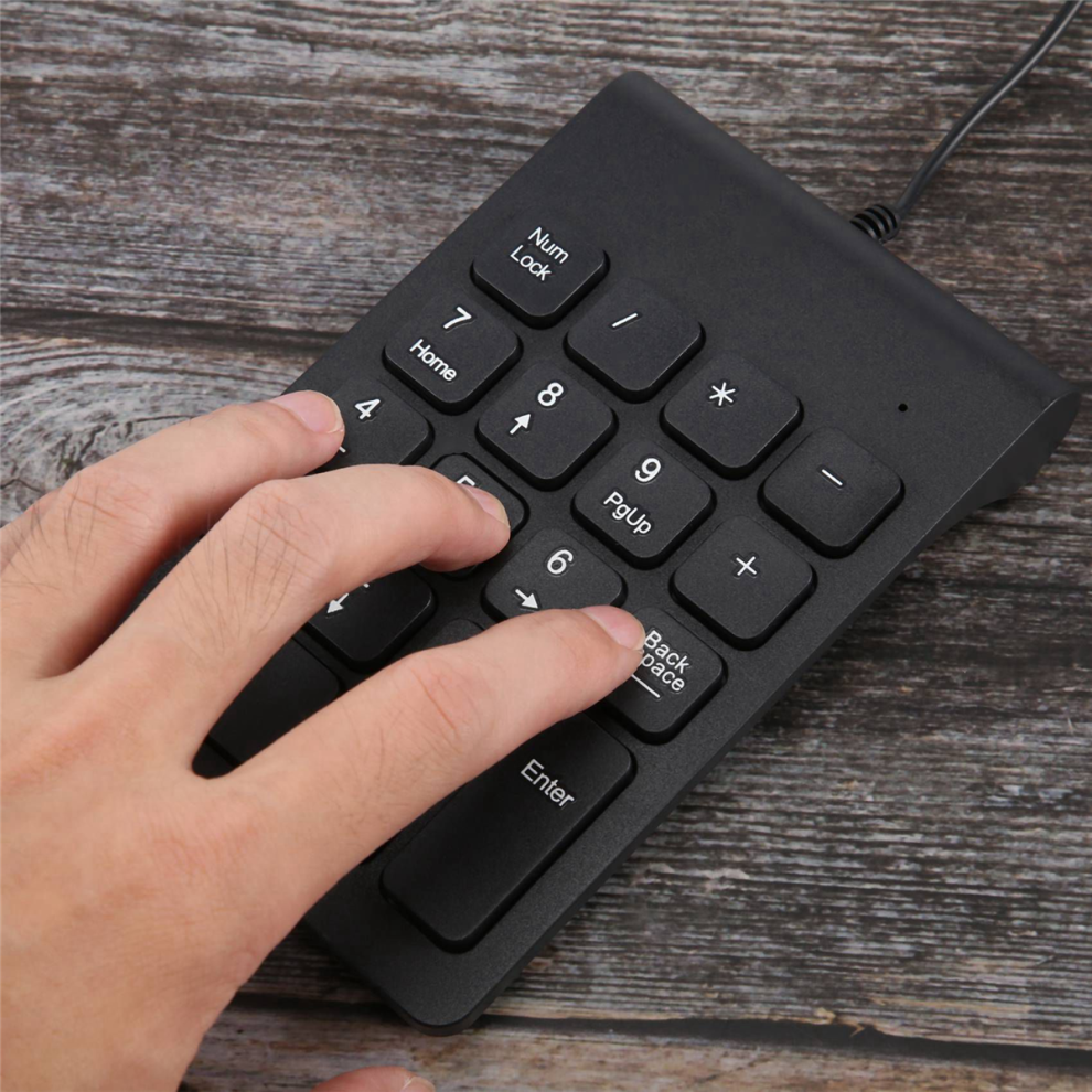 Mini USB Wired Numeric Keypad 18 Keys