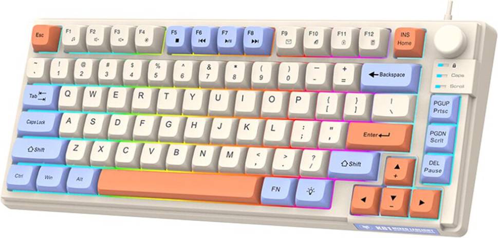 Keyboard backlit 81-Key Backlit Gaming Keyboard