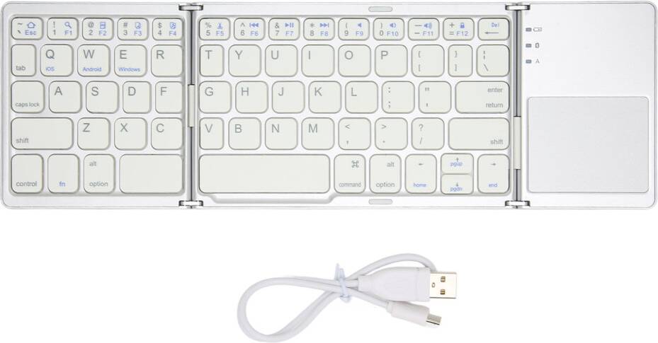 Foldable Bluetooth Keyboard 63 Keys