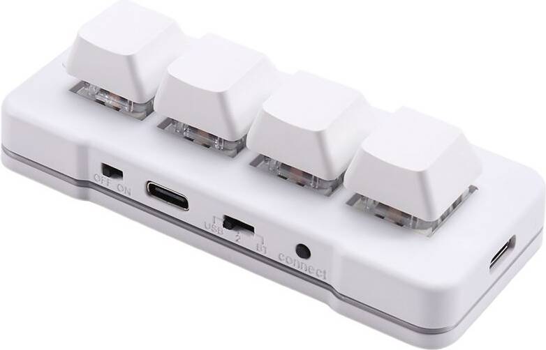 Exogio MK424Pro 4-Key Customized Keyboard USB BT 2.4G