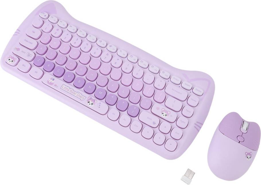 2.4G Wireless 84 Key Keyboard Set