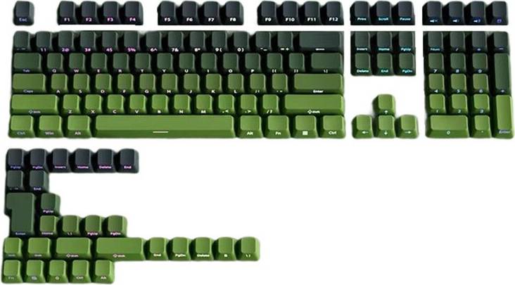 Tlily Gradient PBT Keycaps Set Mechanical Keyboards