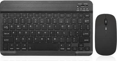 Sodial 10 Inch Bluetooth Rechargeable Slim Keyboard Set