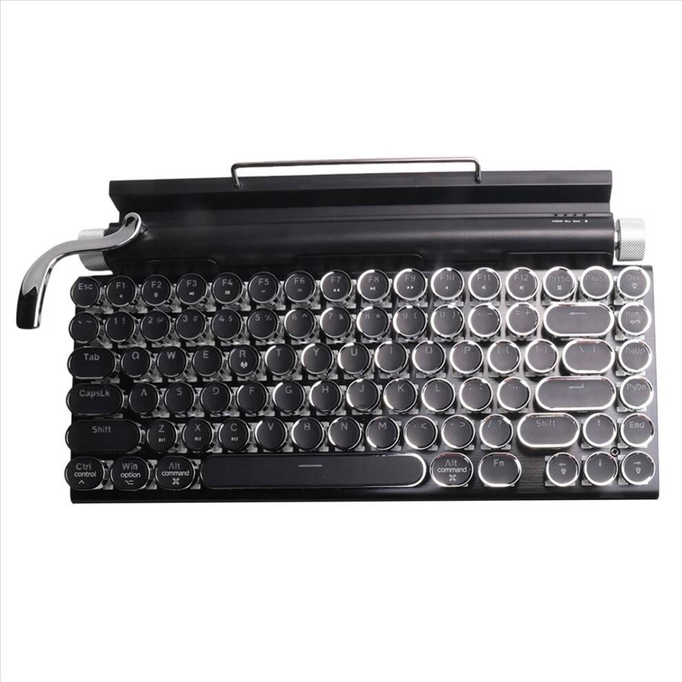 Saudism Retro Typewriter Wireless Bluetooth USB Keycaps