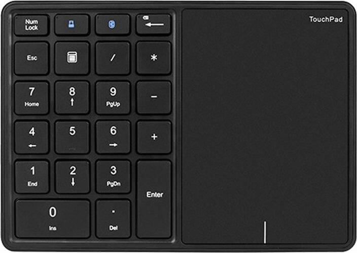 Spactz Bluetooth Numeric Keyboard with Touchpad