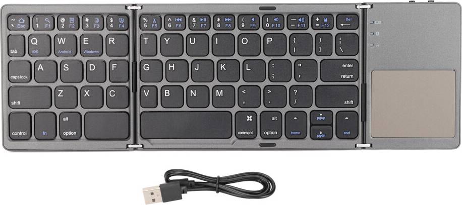 Foldable Wireless Keyboard 63 Keys