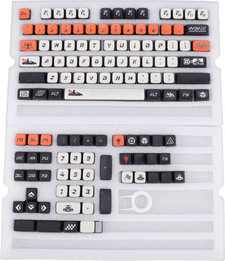 122 Keys Pudding Keycap Set PBT MSA Profile