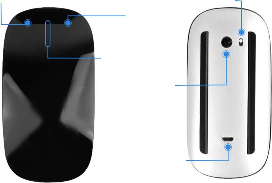 Wireless Magic Silent Rechargeable Mouse