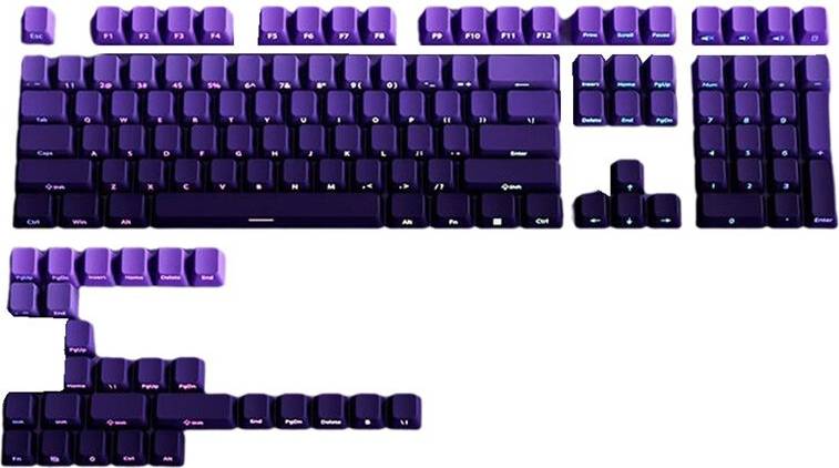 Tlily Gradient Double Shot PBT Backlit Keycap Set