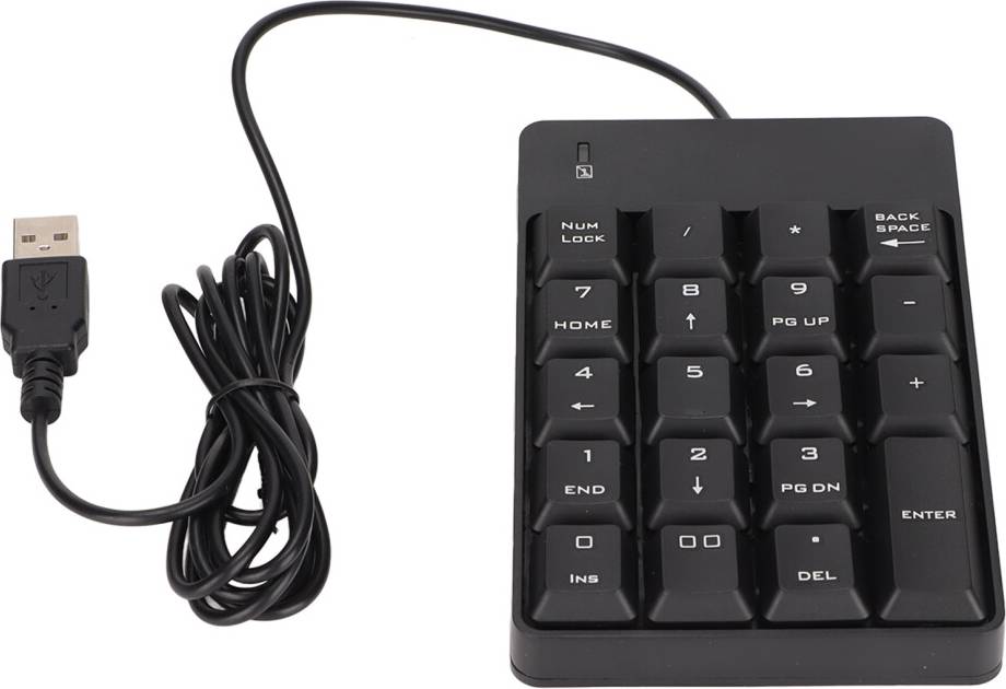 Wired 19-Key USB Numeric Keypad