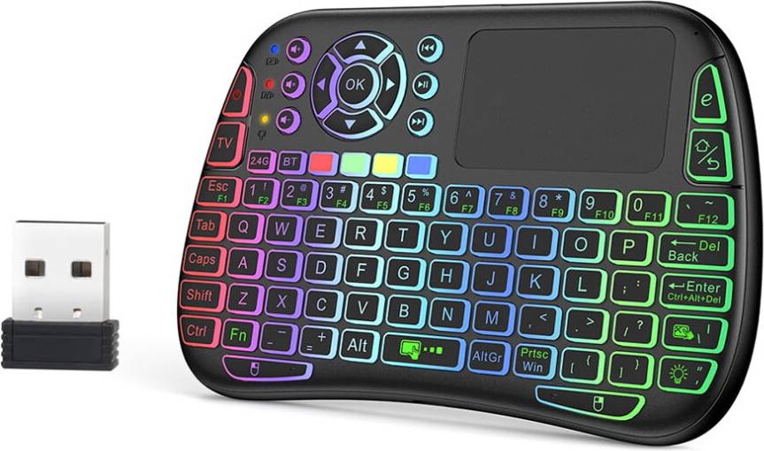 Jixopn Mini Wireless Keyboard USB Receiver