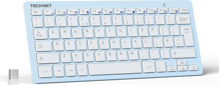Tecknet 2.4G Wireless Compact Mini Keyboard