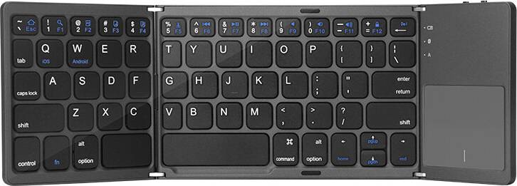 Three-Fold Bluetooth Wireless Keyboard