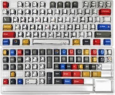 Sodial Comic Mixed Light Keycaps 136 Keys Set