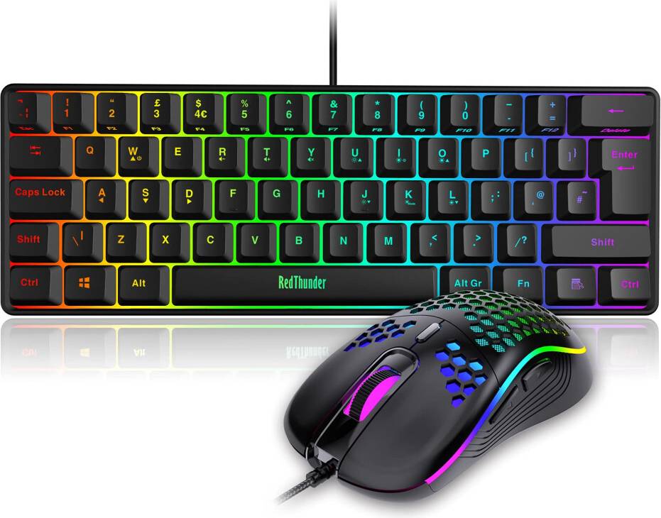 Layout Ultra Compact Backlit Mini Gaming Keyboard