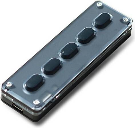 Saudism 5 Keys Custom Macro Programmable Keyboard