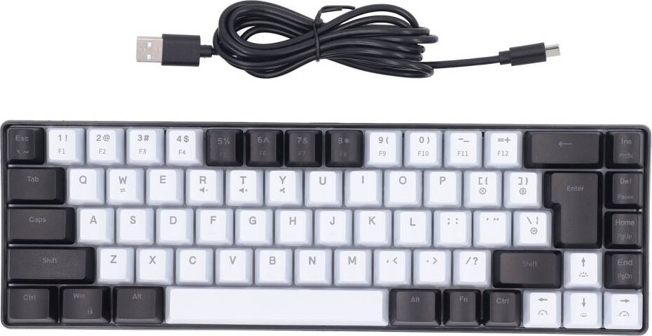 68-Key Membrane Gaming Keyboard RGB Backlit