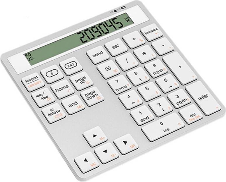 Ergonomic Dual Mode Wireless Numeric Keyboard