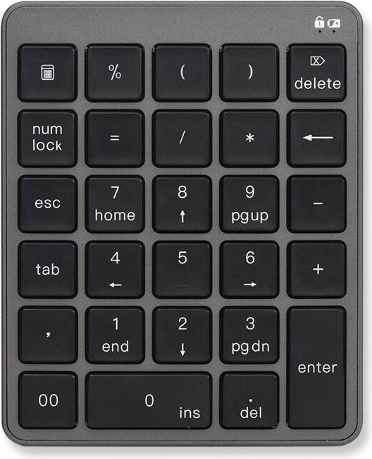 Rechargeable Wireless Numeric Keypad