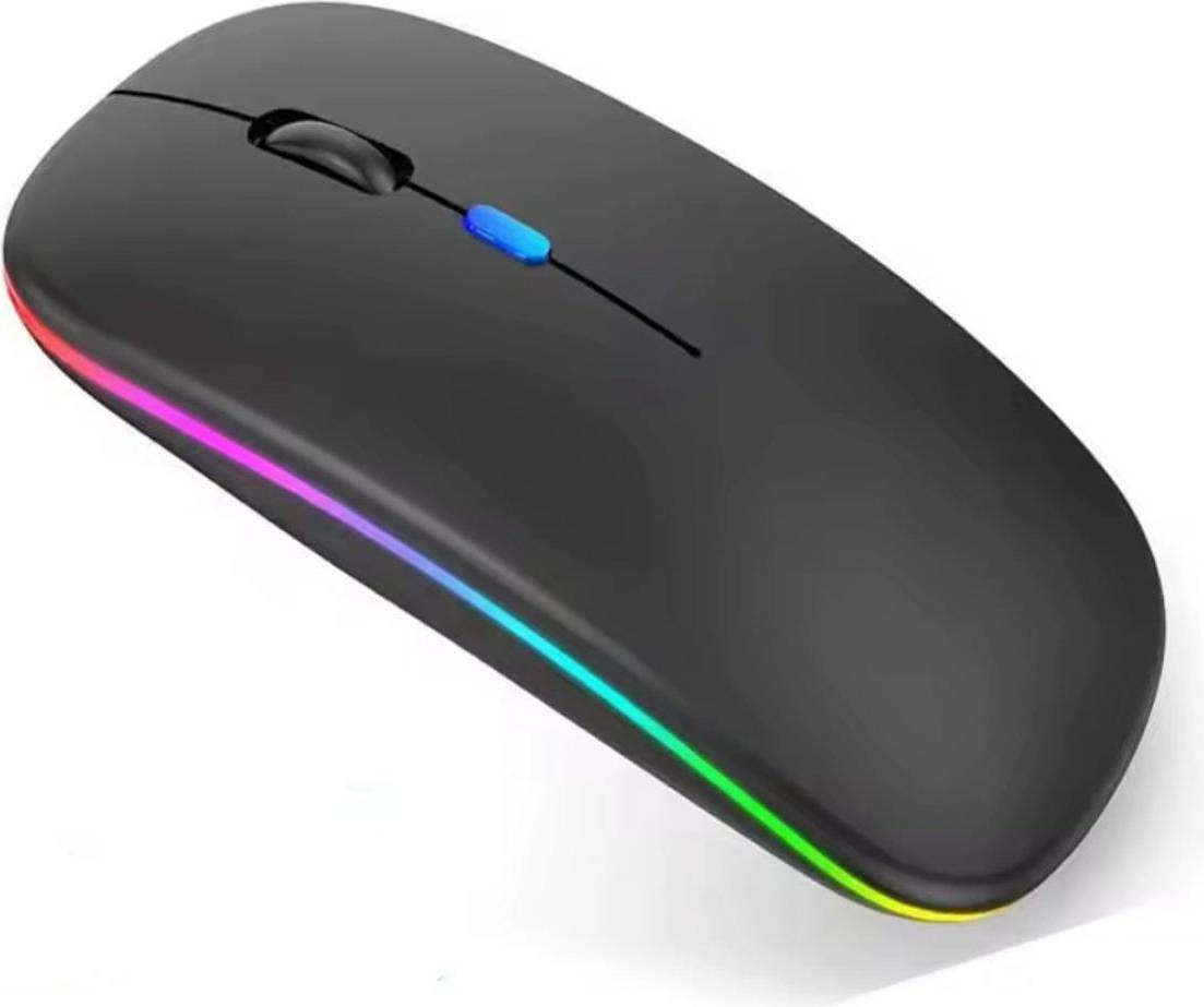 Mouse LED Wireless Bluetooth RGB Nero