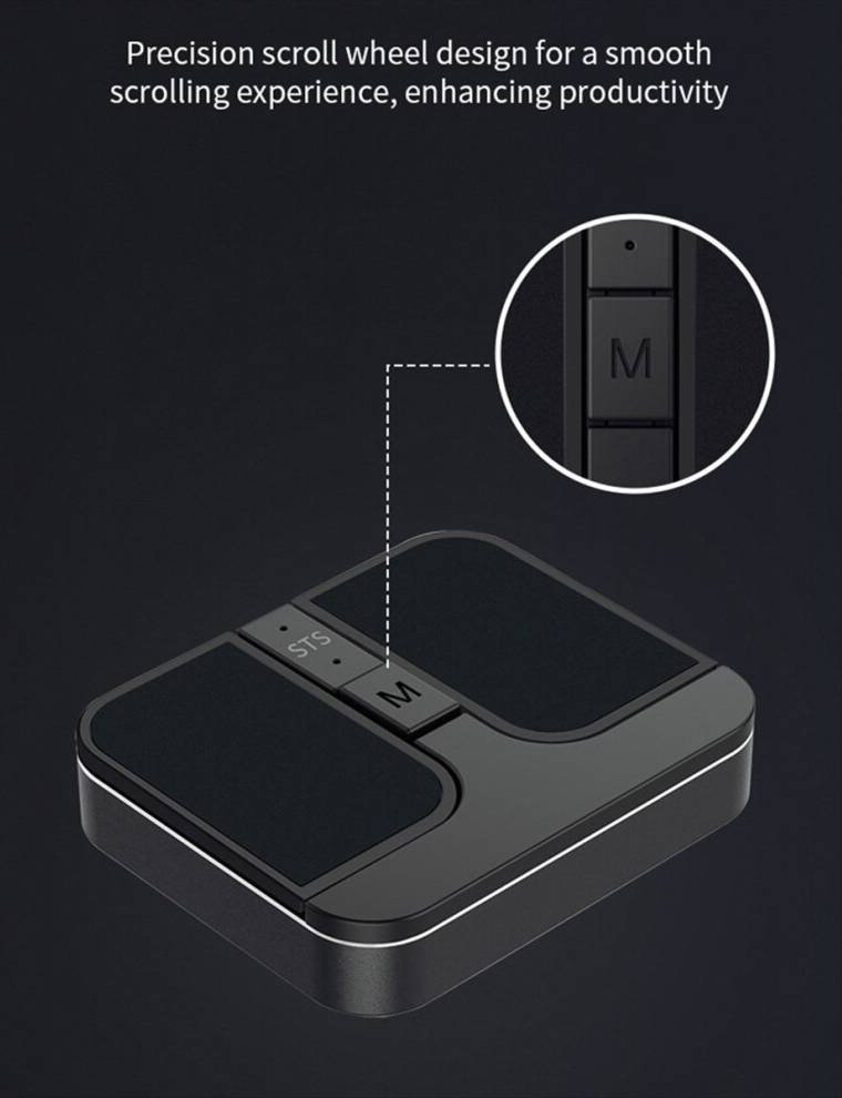 Mini Square Wireless Computer Mouse